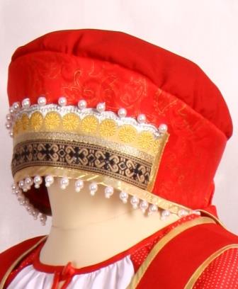 Повойник фольклорный Курской губернии (мод-1855)