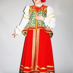 Костюм девичий народный м-2648